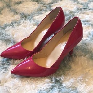 Pink guess heels size 8